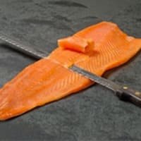 The Weald Smokery Whole Side Smoked Salmon - Sliced listed by Real Food Hub