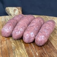 Real Food Hub Mangalitza Pork and Black Pudding Sausages listed by Real Food Hub