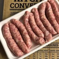 Bramblebee Farm Gloucester Old Spot Fenland Flag Chipolatas listed by Real Food Hub