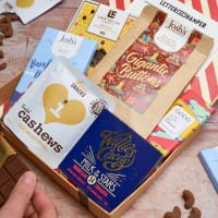 Letter Box Hamper Milk Chocolate Lovers Letter Box Hamper listed by Real Food Hub