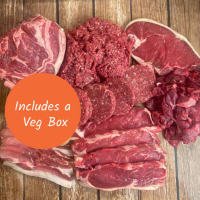 Bramblebee Farm Native Bred Beef Meat Box with Veg listed by Real Food Hub