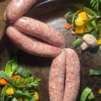 Bramblebee Farm Gloucester Old Spot Regular Sausages listed by Real Food Hub
