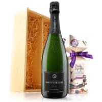 Real Food Hub Enjoy 11% Discount on Champagne and Chocolates in a Wooden Gift Box