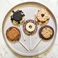 Slabb Biscuit Bonanza Letterbox Lollipop Set listed by Real Food Hub