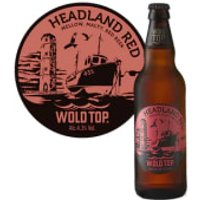 The Wold Top Brewery Headland Red 12x500ml (Ruby Red Beer) listed by Real Food Hub