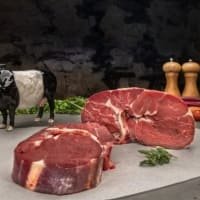 Real Food Hub Belted Galloway Rib Eye Steaks (2 x Large) listed by Real Food Hub