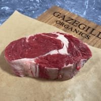 Gazegill Organics Organic Rib Eye Steak (large) listed by Real Food Hub