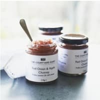 The Courtyard Dairy Red Onion and Apple Chutney listed by Real Food Hub