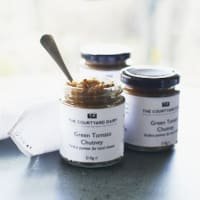 The Courtyard Dairy Green Tomato Chutney listed by Real Food Hub