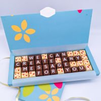 Cocoapod Chocolate Large Box of Personalised Chocolates listed by Real Food Hub