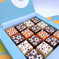 Cocoapod Chocolate Football Luxury Chocolate box listed by Real Food Hub