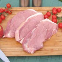 Free Range Pork Leg Steaks Free Range Pork Leg Steaks listed by Real Food Hub
