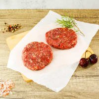 Wild Game and Redcurrant Burger Wild Game and Redcurrant Burger listed by Real Food Hub
