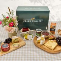The Weald Smokery Cheeseboard Box listed by Real Food Hub