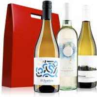 Real Food Hub Enjoy 12% Discount on a Trio of White Wines Presented in a Red Box