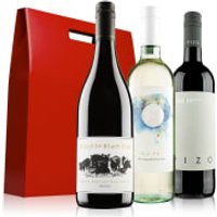Virgin Wines Mixed Wine Trio in Red Gift Box listed by Real Food Hub