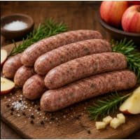Willo Game Pheasant And Apple Sausages listed by Real Food Hub