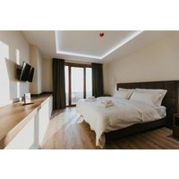 Hotel Kroi near castle entrance castle and town view