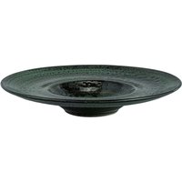 Assiette creuse Black Reef porcelaine, avec larges ailes VEGA; 10 cl, 23 cm (Ø); vert/noir; rond(e); 6 pièce(s) / Lot