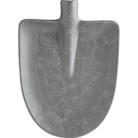 Piatto a forma di badile Kelda VEGA; 21.5x18x2 cm (LxLxH); antracite; a mezza luna; 4 pz. / Pacco