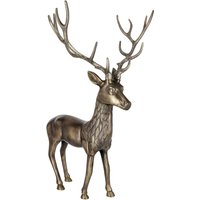 Cervo decorativo Deer XL; 43x81.5x56 cm (LxHxP); oro