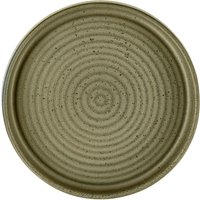 4x VEGA Assiette Snug avec bord haut; 25 cl, 13.5x3 cm (ØxH); kaki; rond(e); 4 pièce(s) / Lot