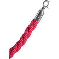 Cordon d'accueil Vesara avec mousqueton argenté VEGA; 153x3.2 cm (LxØ); rouge; 2 pièce(s) / Lot