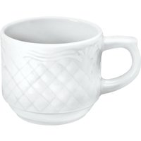 6x VEGA Tazzina caffè Zurigo; 100 ml, 6x5.5 cm (ØxH); bianco; rotonda; 6 pz. / Pacco