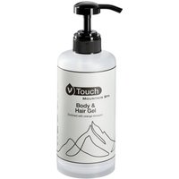 Flacon distributeur Mountain Spa pour shampoing gel douche V-Touch; 400 ml; transparent; 15 pièce(s) / Lot
