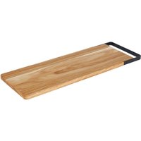 VEGA Tagliere Esino; 49x17x1.5 cm (LxLxH); marrone/nero; rettangolare