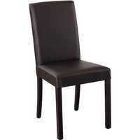 Chaise rembourrée Famous PULSIVA; 45x54x90 cm (lxPxH); brun; 2 pièce(s) / Lot