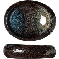 Coupelle et saladier Black yoru ovales Cosy & Trendy; 0.21 l, 19x15 cm (Lxl); noir/bleu; 12 pièce(s) / Lot