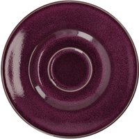 Piattino per tazza cappuccino Oriente VEGA; 16.5 cm (Ø); melanzana; rotonda; 6 pz. / Pacco
