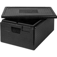 Thermo Future Box Caisson isotherme GN 1/1 avec couvercle; 39 l, 60x40x28 cm (LxlxH); noir