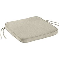 Coussin de chaise Bavaria VEGA; 41x41x4 cm (lxLxH); beige chiné; uni; 2 pièce(s) / Lot
