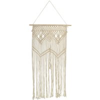 Suspension macramé Ayame; 100x52 cm (Lxl); écru/brun