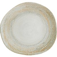 Piatto piano forma organica Patera Bonna; 29x27 cm (LxL); bianco/beige; organica; 6 pz. / Pacco