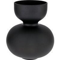 Vaso in vetro Ayaka; 22x25.5 cm (ØxH); nero; rotonda