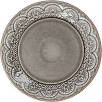 4x PULSIVA Assiette Indie plate; 26x2.8 cm (ØxH); gris; rond(e); 4 pièce(s) / Lot