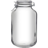 6x Bormioli Rocco Vasetto in vetro a chiusura ermetica Fido Herm; 4019 ml, 16x27.9 cm (ØxH); trasparente; 6 pz. / Pacco