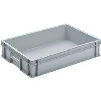 Contenitori impilabili EURO chiusi Ringoplast; 24200 ml, 40x60x12 cm (LxLxH); grigio