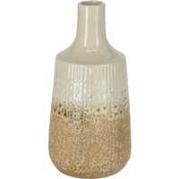 Vaso Basim; 12x25 cm (ØxH); beige/marrone