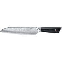 Coltello santoku Aurora VEGA; lunghezza lama 18 cm, 33 cm (L); nero
