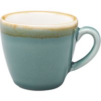 6x PULSIVA Tasse à café expresso Glaze 2.0; 8 cl, 7.8x5.5 cm (ØxH); bleu; rond(e); 6 pièce(s) / Lot