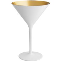 6x VEGA Bicchiere martini Joleen; 210 ml, 11.6x17.3 cm (ØxH); bianco/oro; 6 pz. / Pacco