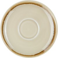 6x PULSIVA Sous-tasse café Glaze 2.0; 14.2 cm (Ø); sable; rond(e); 6 pièce(s) / Lot