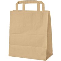 Sac Paper WIMEX; 316.8 cl, 18x8x22 cm (LxlxH); brun; 250 pièce(s) / Lot