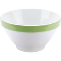 Ciotola Multi-Color PULSIVA; 440 ml, 13.8x7.1 cm (ØxH); bianco/verde; 6 pz. / Pacco
