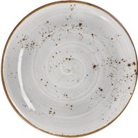 6x VEGA Assiette Nebro plate; 25 cm (Ø); gris clair; rond(e); 6 pièce(s) / Lot