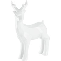 Cerf Agna; 18x9x24.5 cm (LxlxH); blanc